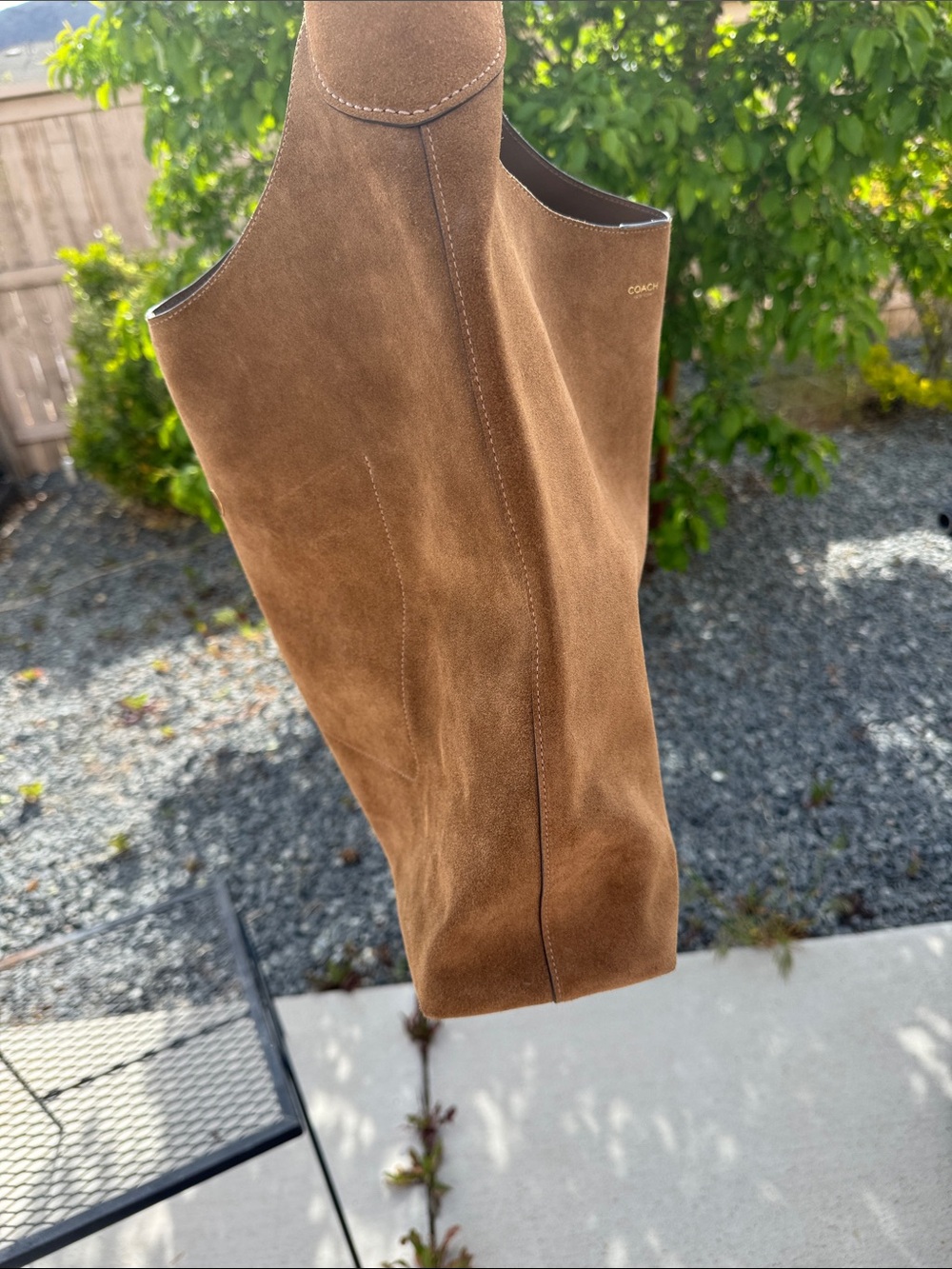 COACH BROOKLYN 39 SUEDE BAG - Picture 2 of 10